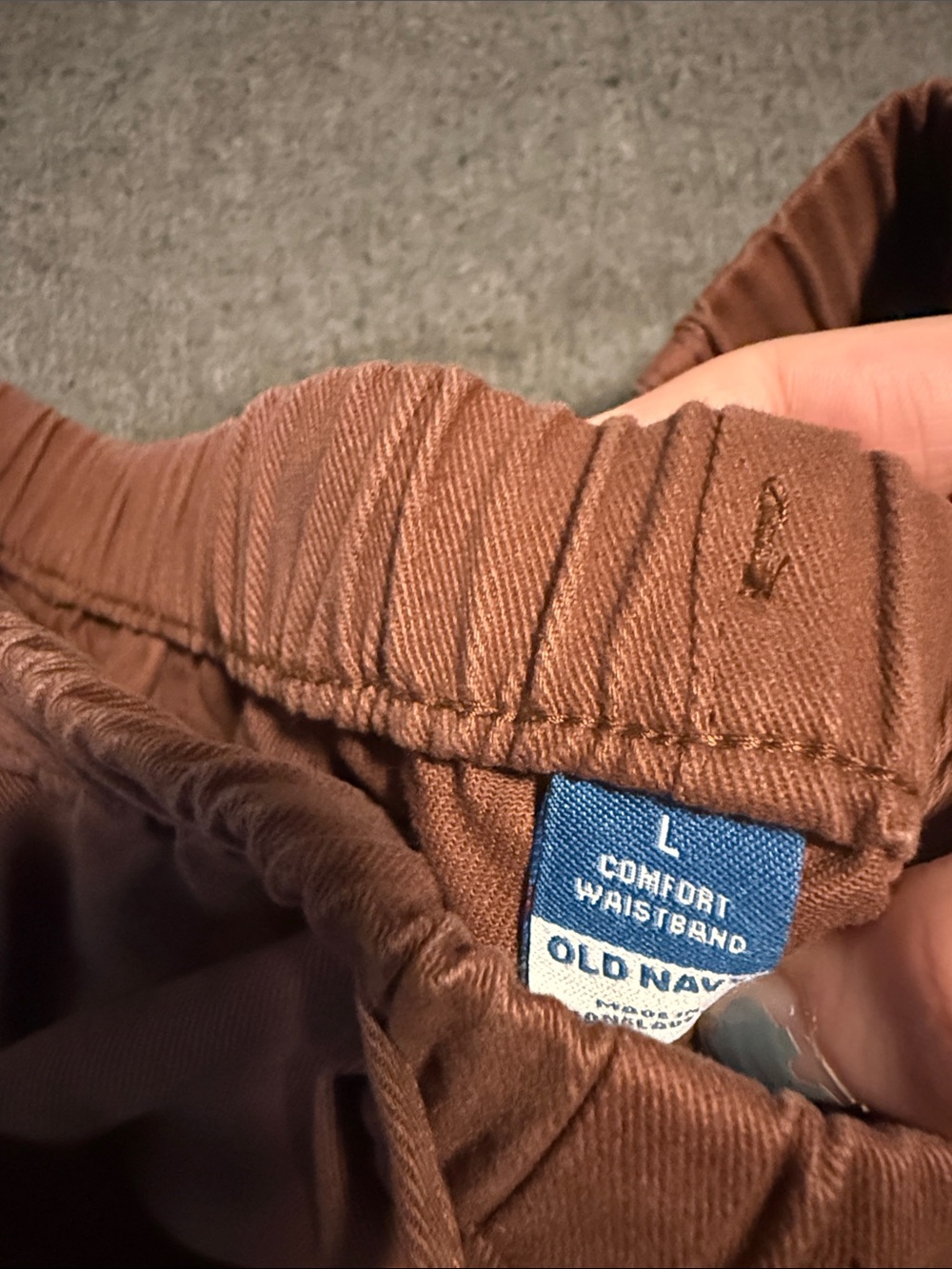 Old Navy high waisted pull on utility shorts, NWT, L - Picture 5 of 5